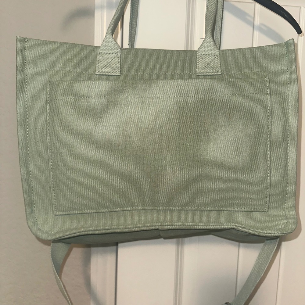 ZHMC Canvas Tote Bag Purse Travel Vacation Work Beach Office - Picture 12 of 12